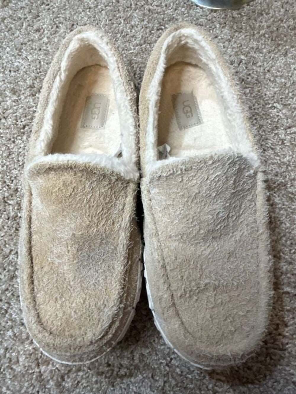 UGG Men's Ascot Vibram Suede Slippers Size 13